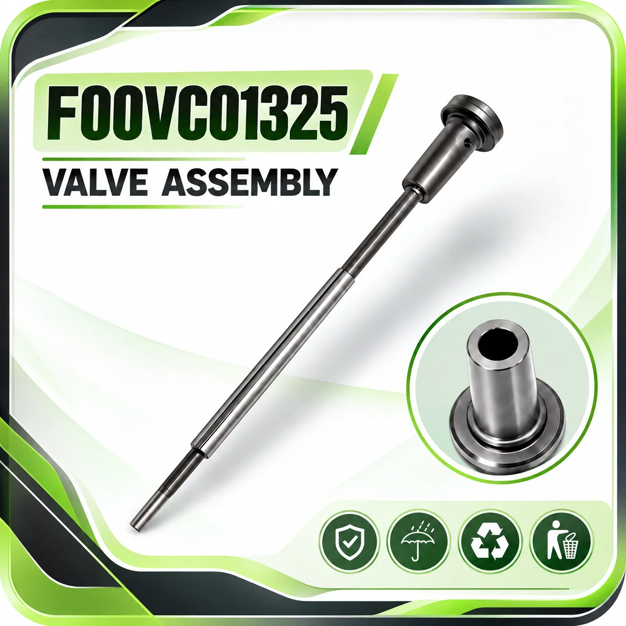 Common Rail Valve Assembly F00VC01325 Diesel Fuel Injector Internal Control Component For Injection System Parts   YJ1933