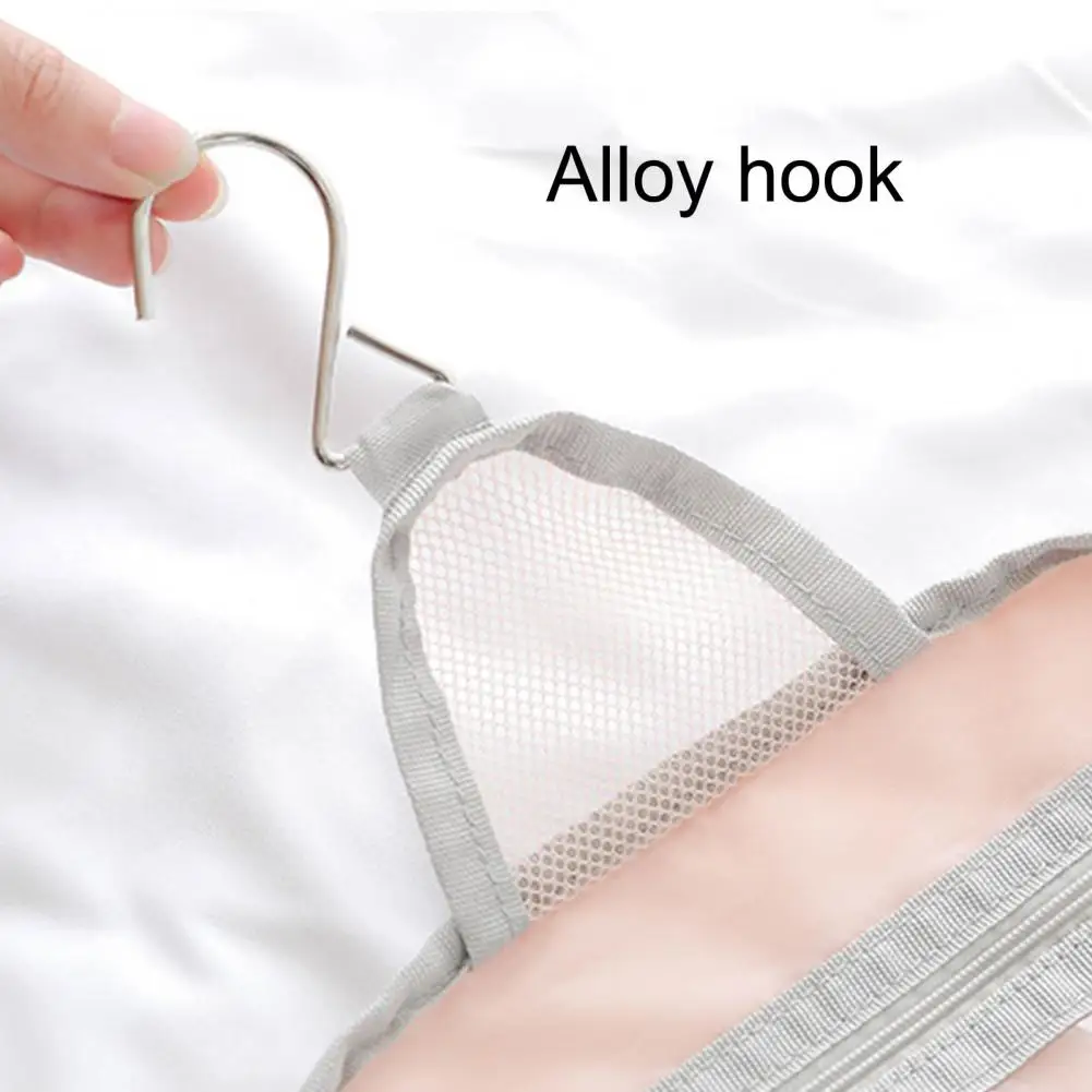 Waterproof Toiletry Pouch Travel Toiletry Bag with Hanging Hook Waterproof Cosmetic Organizer for Business Trips Portable Makeup