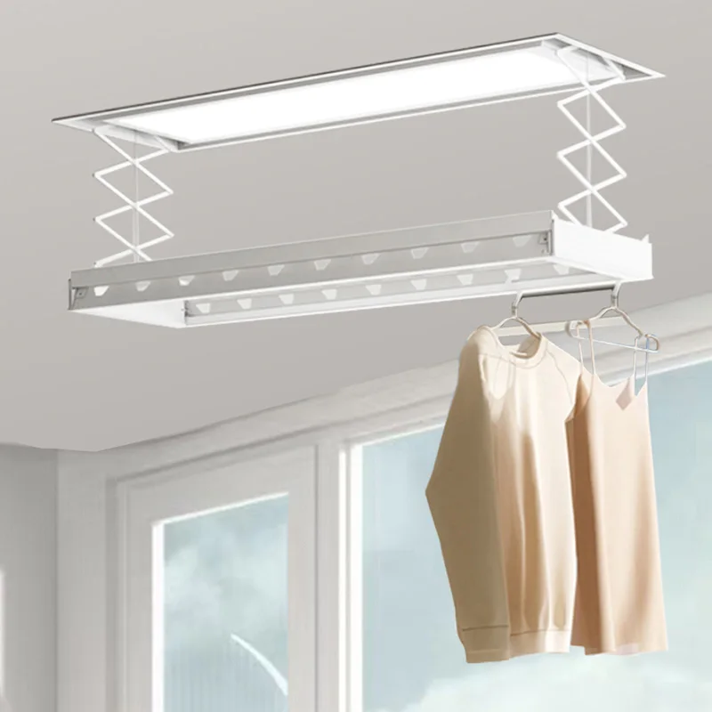 Space-Saving Electric Clothes Drying Rack With Smart Drying Rack Function Supports Mijia App And Led Lights