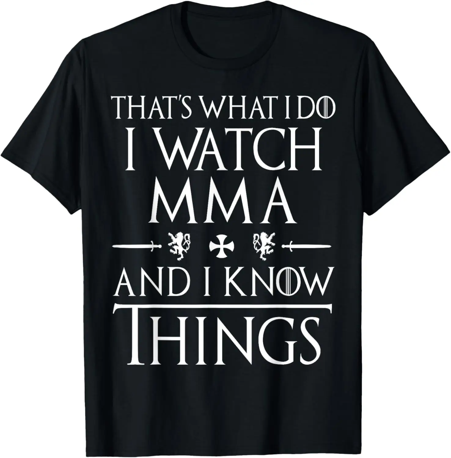 مضحك مشاهدة MMA تي شيرت هدايا لمحبي MMA.