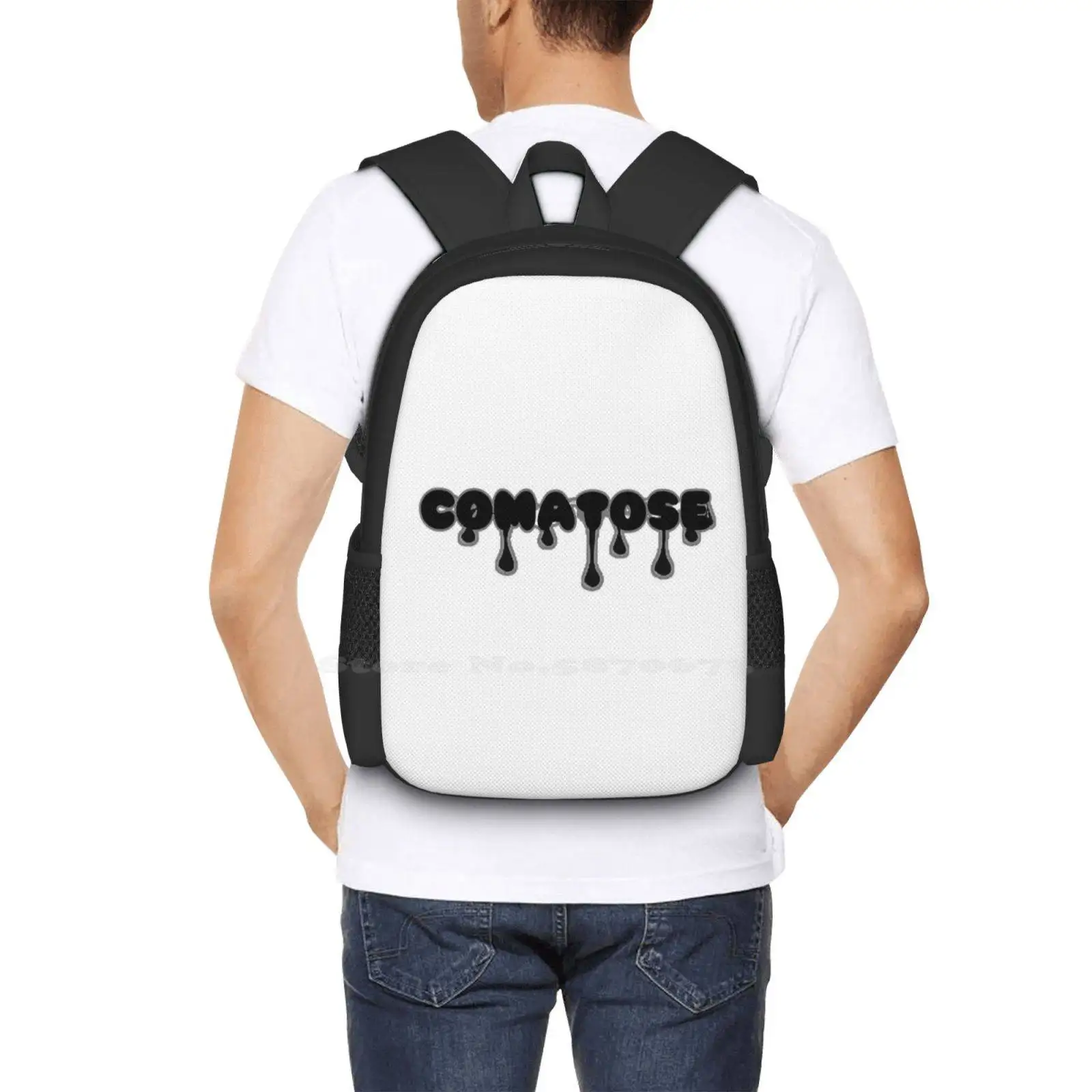 Comatose New Arrivals Unisex Bags Student Bag Backpack Comatose Angels And Demons So What Jadn Sway House Eboy Jaden Hossler