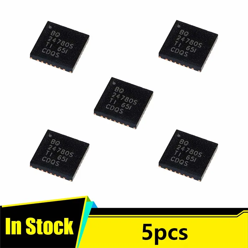 (5pcs) 100% New BQ24780S 24780S XQ24780S BQ24780SRUYR BQ24780SRUYT QFN-28 Chipset