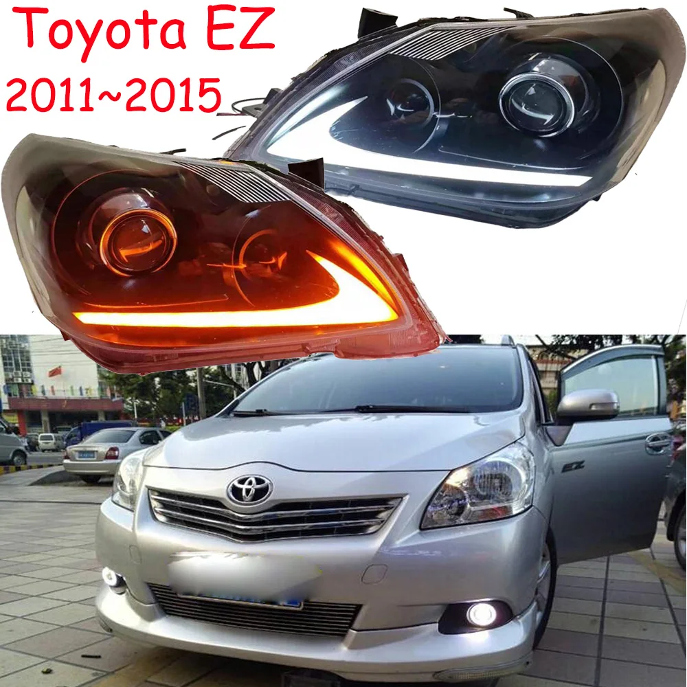 

car bupmer head light for Toyota EZ headlight E'Z LED 2011~2015y car accessories DRL fog for Toyota EZ headlamp