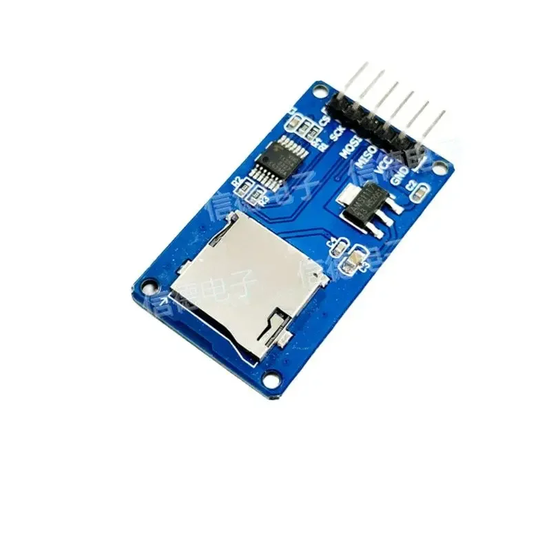 Micro SD Card Module, Mini TF Read and Write, SPI Interface, Power Supply with Level Conversion,10PCS