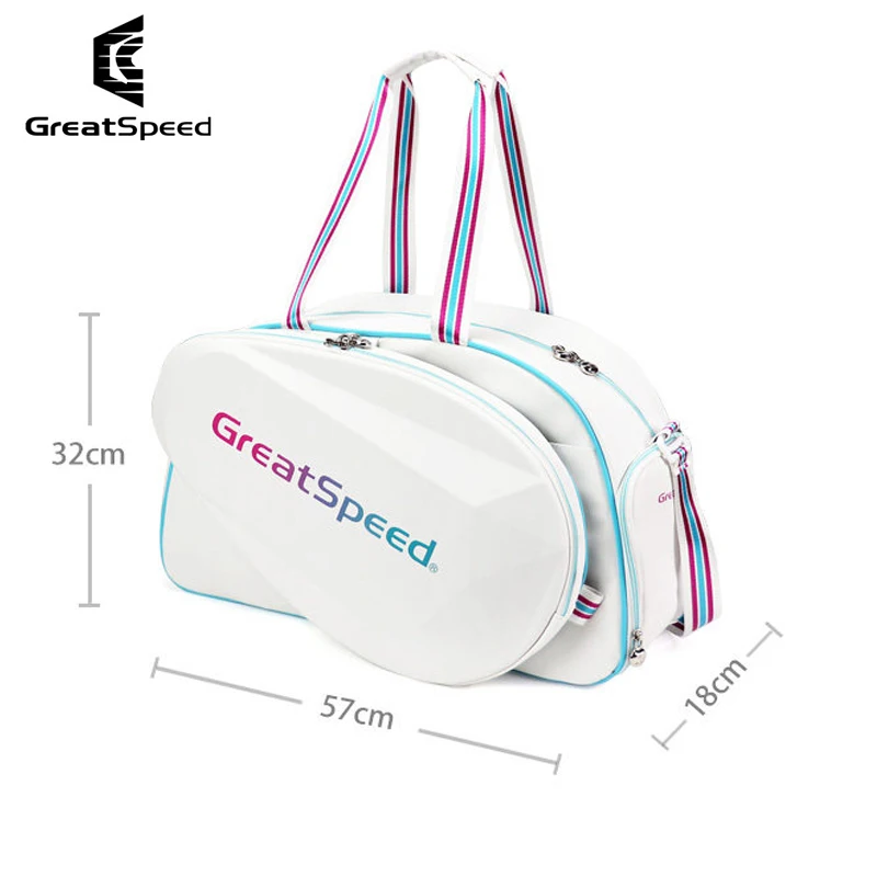 2026 GreatSpeed Tennis Racquet Bag Women Large Capacity 2Pack Squash Tennis Racket Bag Shoe Compartment Tennis Badminton Handbag