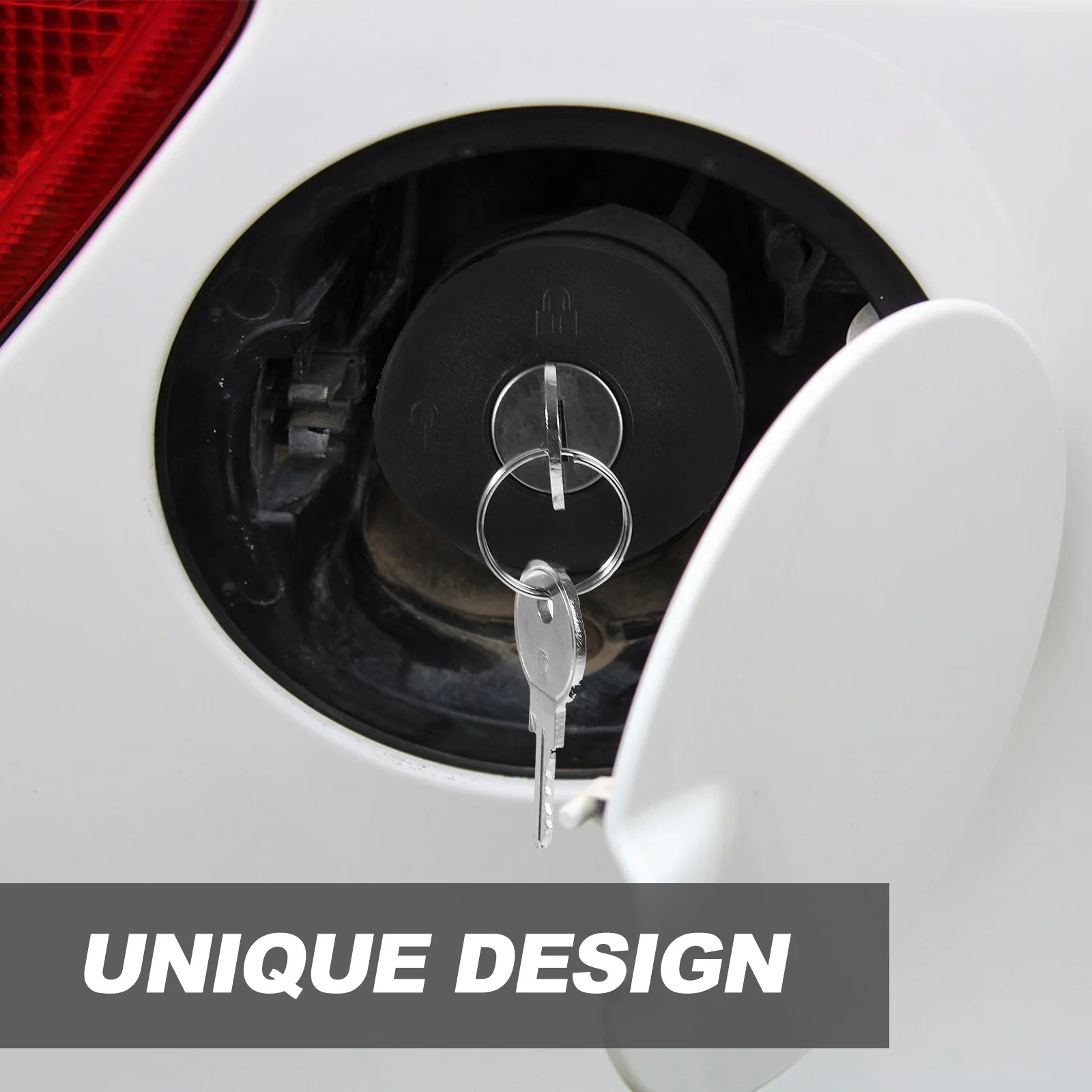 

Car Fuel Tank Easy Installation Vehicle Modified Fuel Tank Cover Gas Cap Holder Key Included Replacement