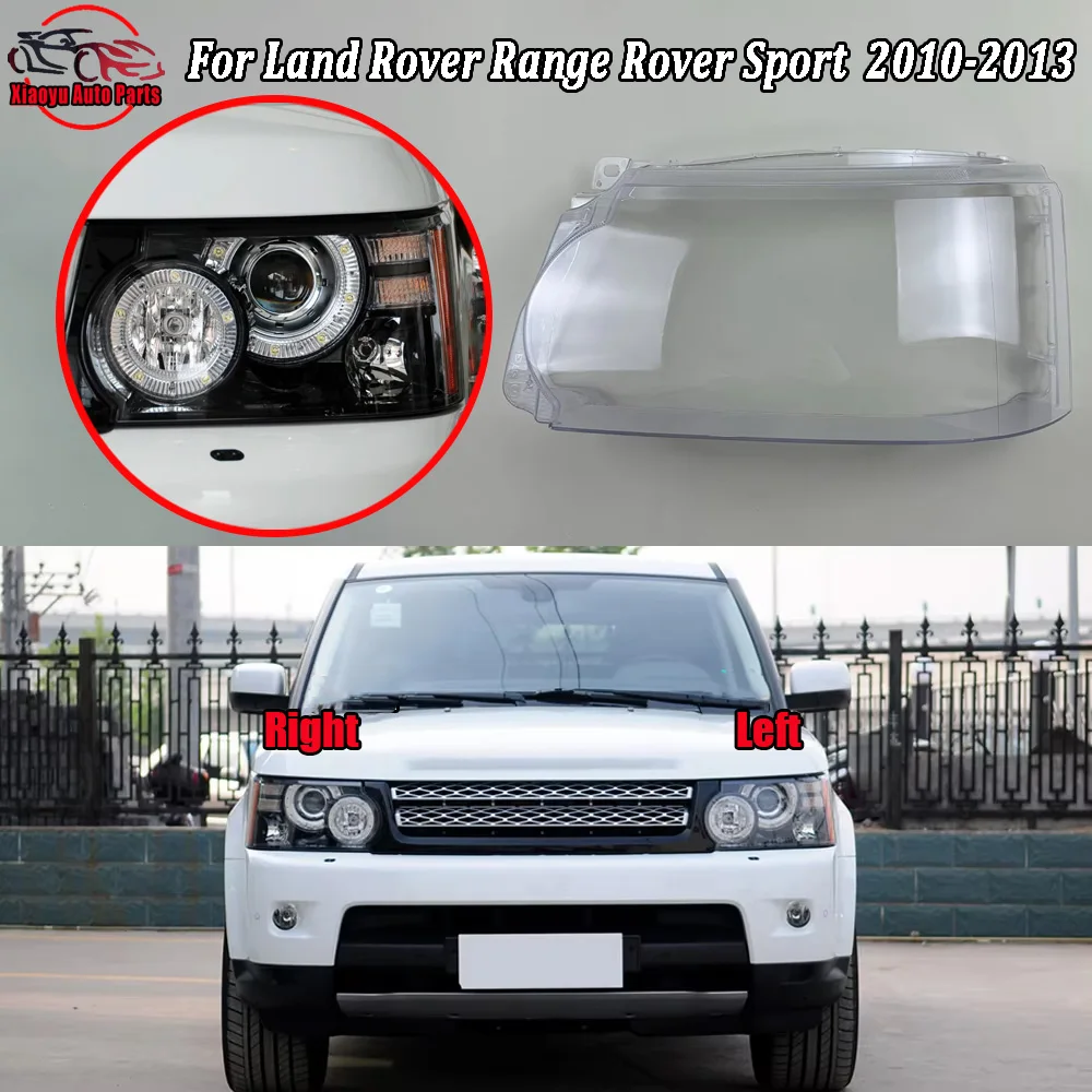 

Transparent Lampshade Headlamp Cover Lamp Shade Headlight Shell Lens Plexiglass 2010 2011-2013 For Land Rover Range Rover Sport