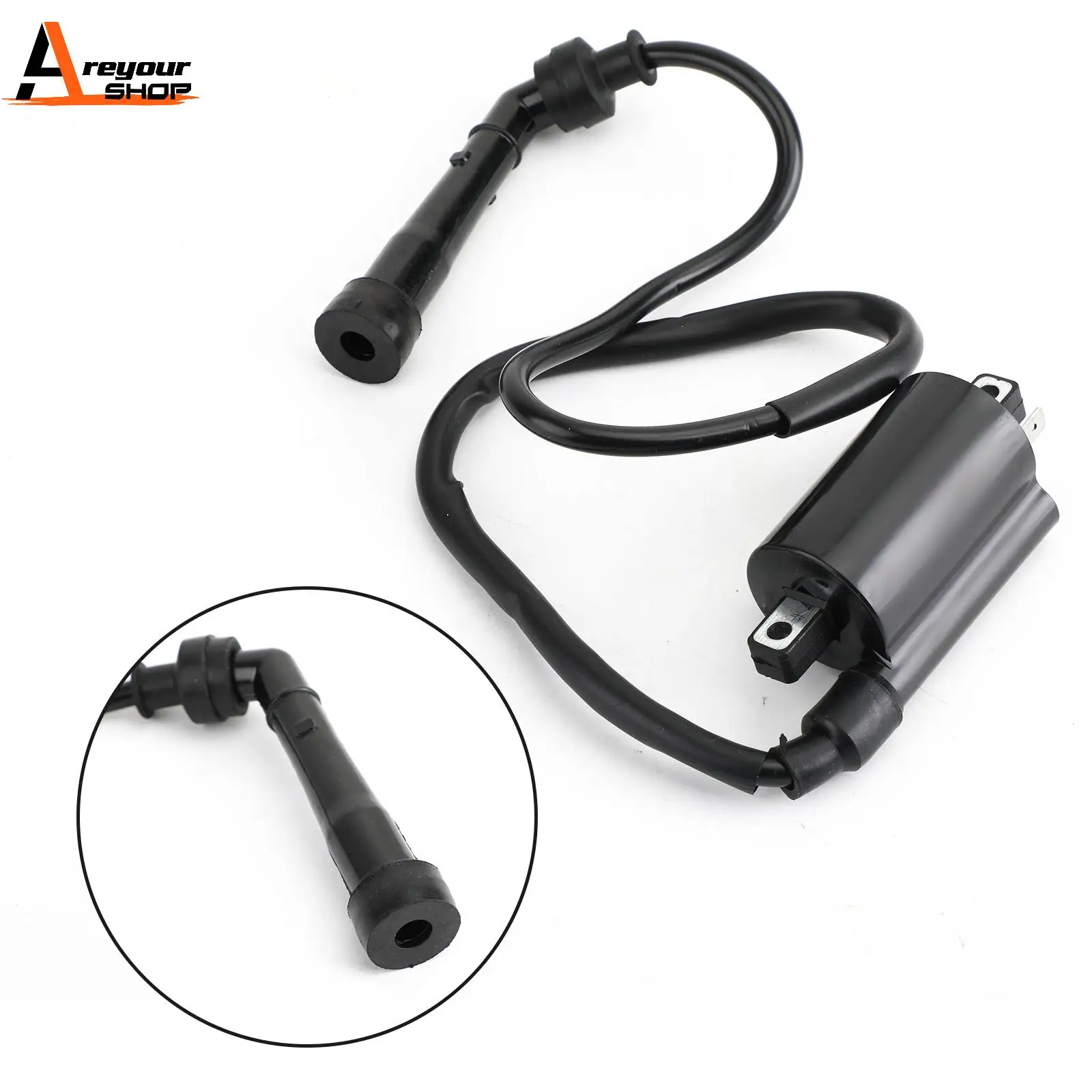 Areyourshop for Kawasaki STREET BIKE EN500C Vulcan 500 Ltd EN 500 C 1996-2009 1997 1998 1999 2007 2008 2006 Ignition Coil Wire