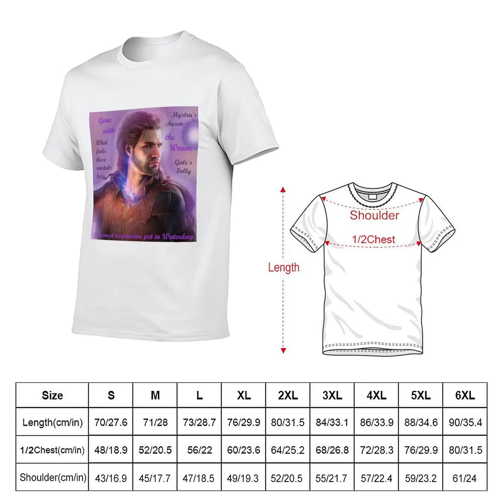 Gale: The Most Expensive Pet in Waterdeep T-Shirt essential t shirt animal prinfor boys men clothings