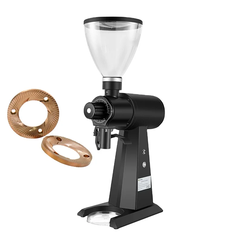 

98mm Titanium Burr Coffee Grinder Industrial Commercial Espresso Cafe Machine Electric Turkish Coffee Bean Grinder Fix for EK