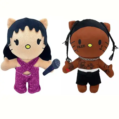 LIL PEEP Plush Doll Hello Selena Plush Toys Cute Cartoon Anime Plush Doll Soft Stuffed Dolls Room Decoration Kids Toy Gifts 22CM