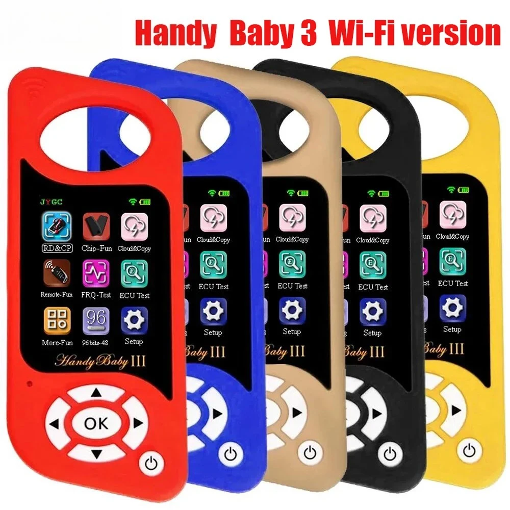

Новейший JYGC Handy BabyIII автоматический программатор ключей Handy Baby 3 Бесплатная 96-бит 48 функций для автомобилей VW 46/47/48/King/Super Red Chip