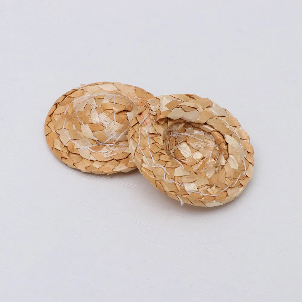 

Набор из 10 мини-шляпок-сомбреро из плетеной соломки, 20 см, для поделок, рукоделия, декора, праздничных мероприятий