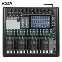 20 Channel Professional Digital Mixer Mixing Console 16 DSP Sound Mixer Console with 7 Inch Touchscreen