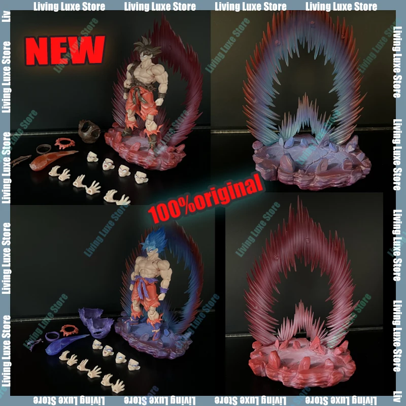 

Новый Dragon Ball Z SHF E&C Toys Super Saiyan Son Goku Battle Damage Body Аниме Фигурка Коллекция Модель Игрушки Подарки