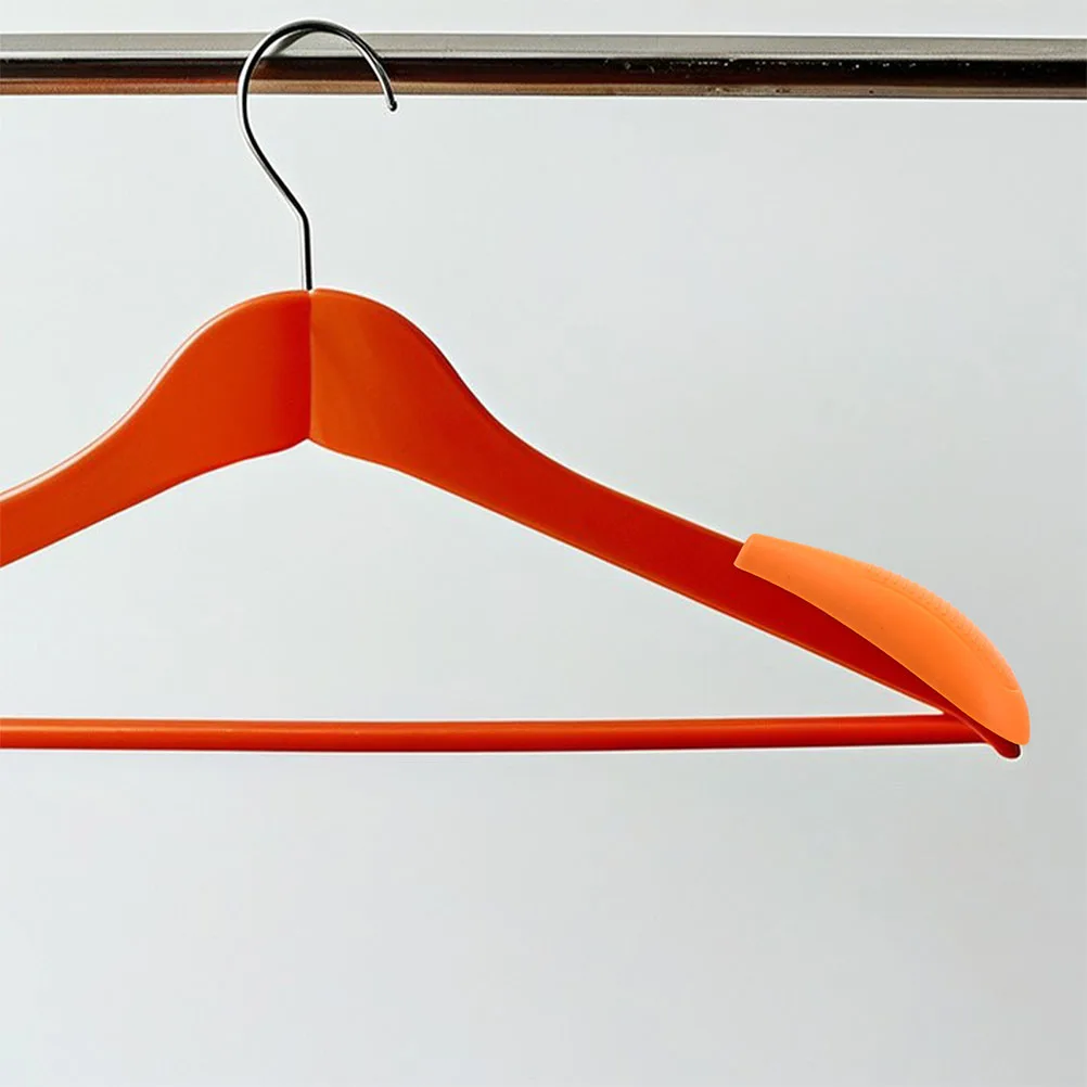 

8 Pairs Suit Hanger Shoulder Pads Rest Clothing Support Protectors Orange Spreader
