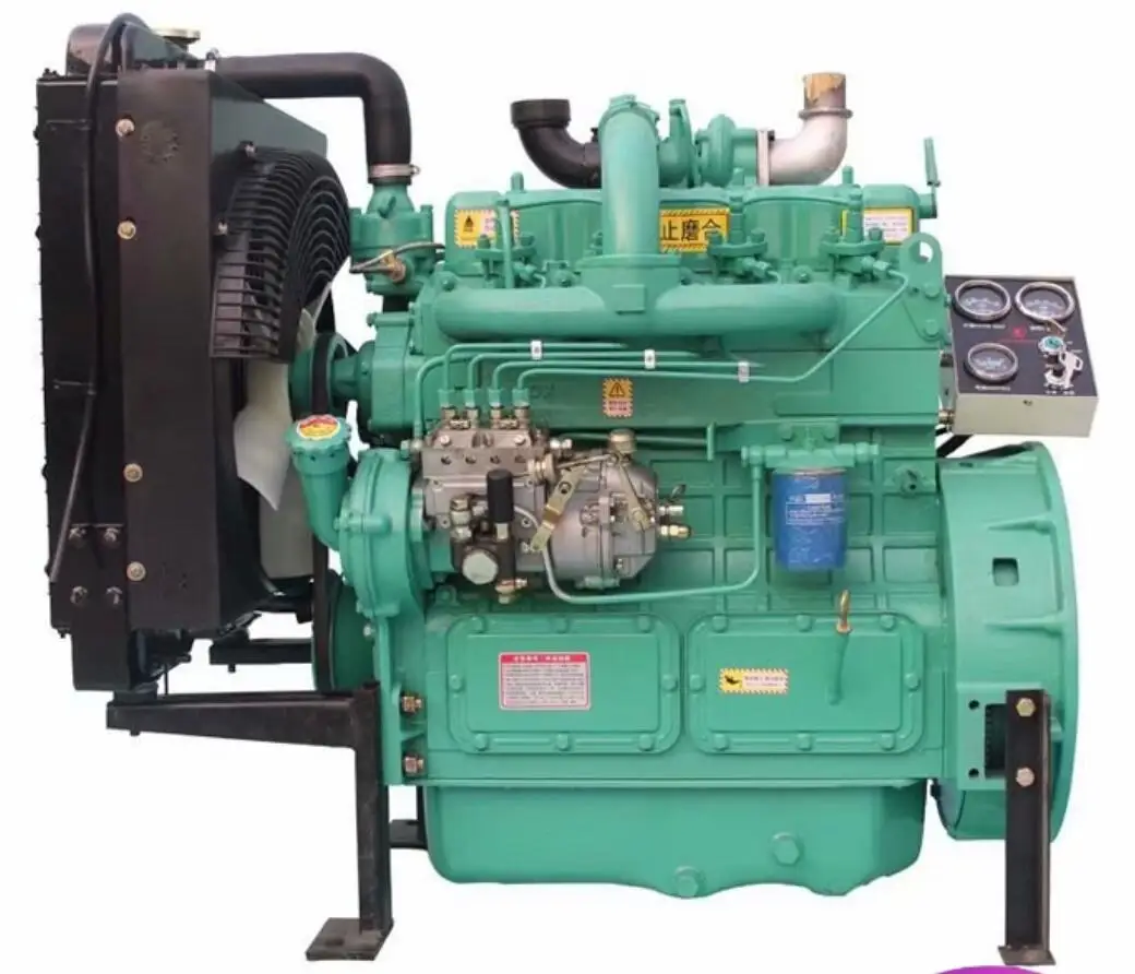 Weifang Diesel Engine ZH4100ZD 40kW 50kVA 54Hp 4 Cylinder Water Cooled Diesel Engine with Turbocharger for Diesel Generator Set