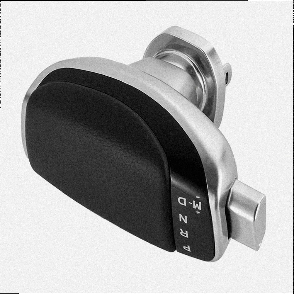 Easy Installation PU Leather Knob Vehicle Modification Modern Car Gear Knob Design ABS Alloy Construction Comfortable Grip