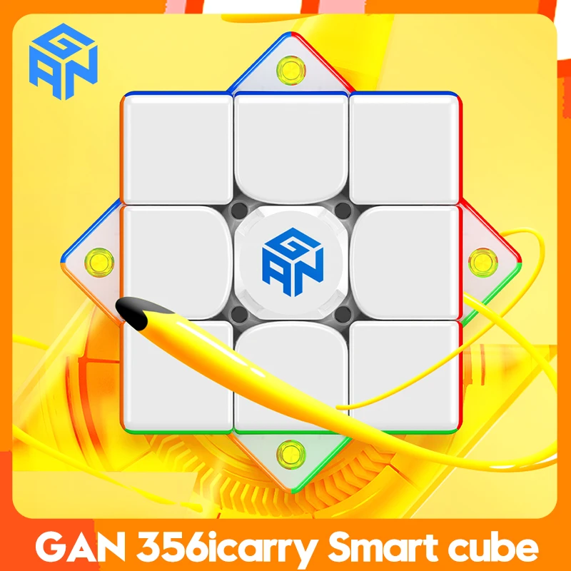 GAN 356 i Carry 3x3 Magnetic Magic Cube Smart Speed Puzzle z magnesami GAN 356 Zabawki edukacyjne Nowa i autentyczna marka GAN