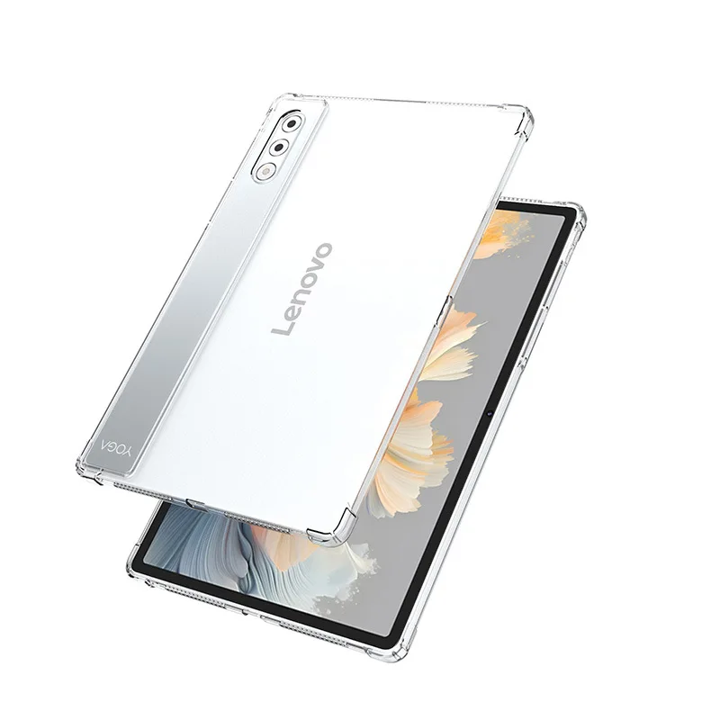 Funda Case for Lenovo Yoga Pad Pro AI (TB520FU) 12.7" Tablet Case Transparent TPU Cover Airbag All-inclusive Protection Shell