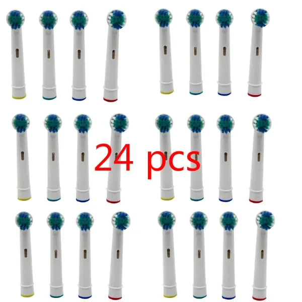 24 cabezales de repuesto para cepillo de dientes eléctrico Oral-B - Fit Advance Power/Pro Health/Triumph/3D Excel/Vitality - Precision C