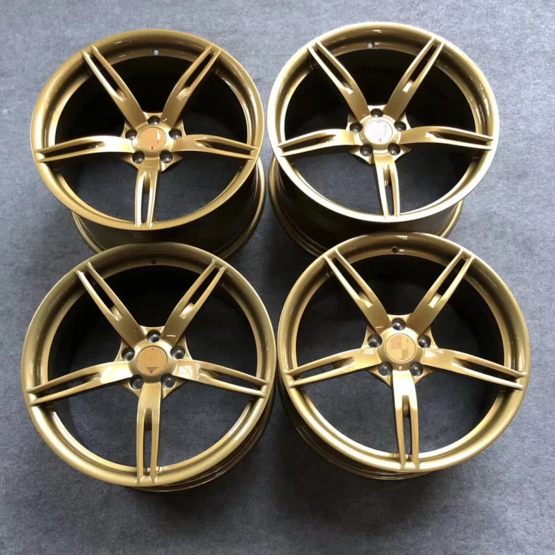 Conception concave profonde 6061-T6 adaptée aux besoins du client pour wheels18-22 forgé Caylighter pouces adapté à Porsche MaserSau