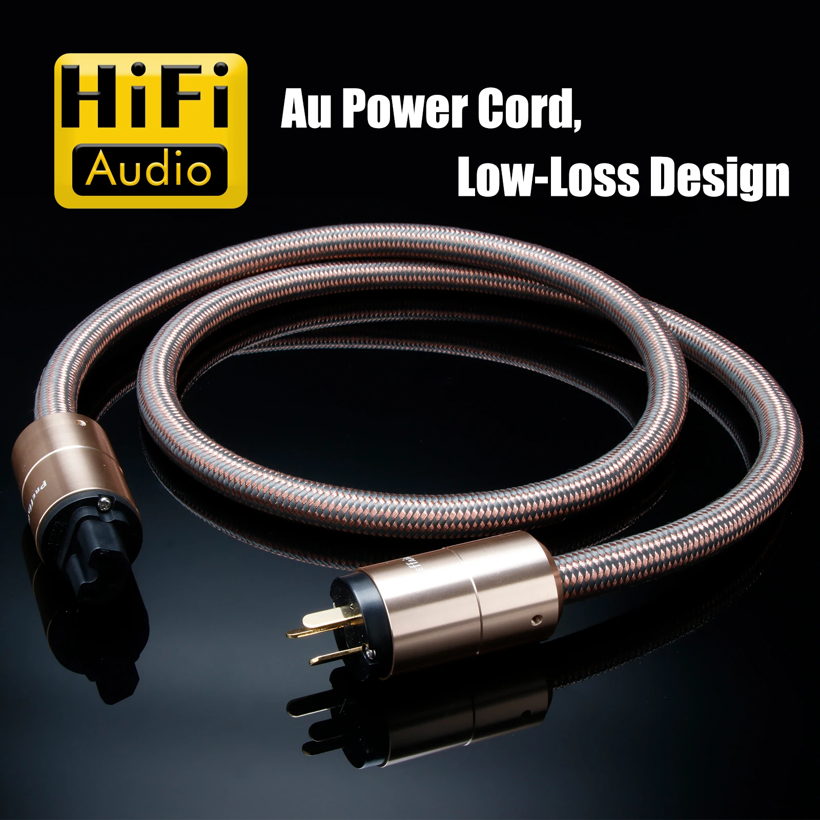 HI-End Power Cord EU/AU/US Standard Power Cable Schuko CD