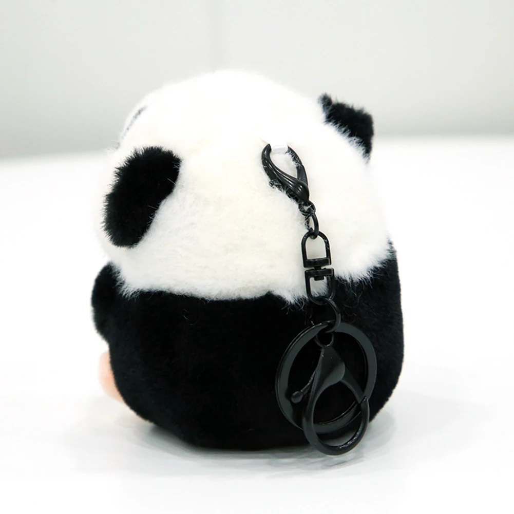 Adorabile biberon morbido peluche Panda portachiavi moda portachiavi ciondolo borsa per la decorazione della borsa chiave