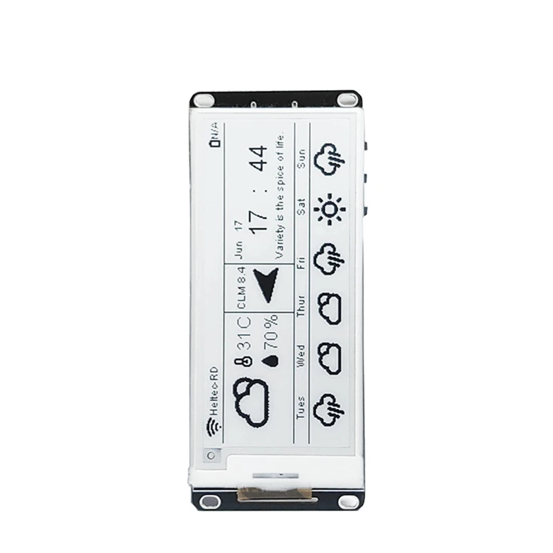 Meshtastic E-Ink Display para Arduino, Smart Price Tag, E-Paper Monitor, Devboard, Bluebooth, WiFi, ESP32 Lora, 2.90