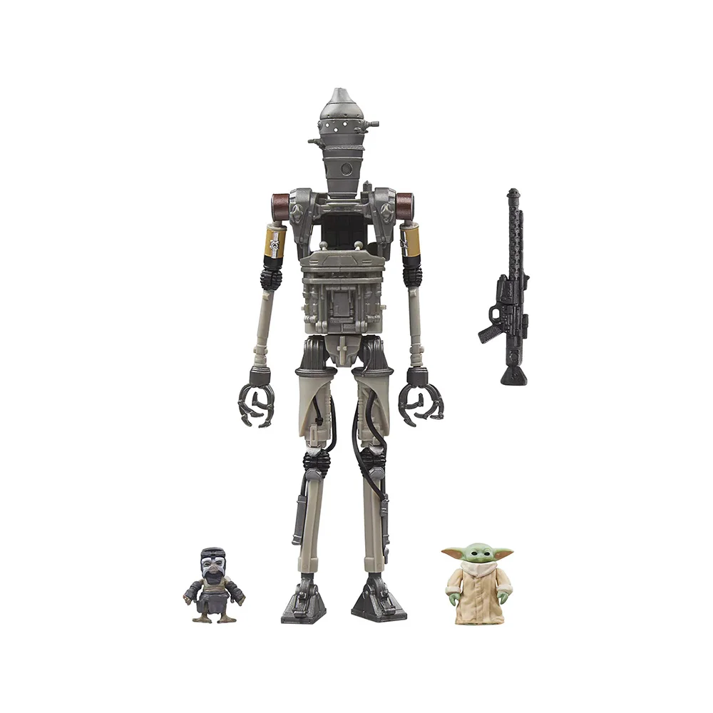 [In-Stock] Hasbro Star Wars The Vintage Collection IG-12, Grogu & Anzellan 3.75-Inch Nice Action Anime Figure Model Toy Gifts