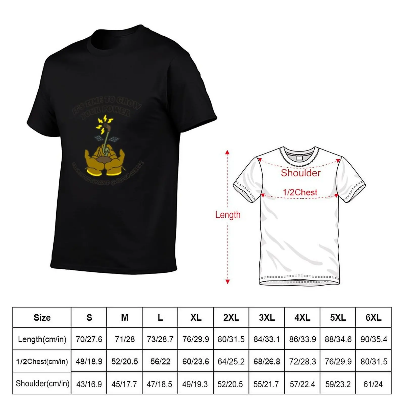 Grow Your Own Solar-Powered Electric Car Charging! T-Shirt Stretch Fabric Comfort T-Shirt