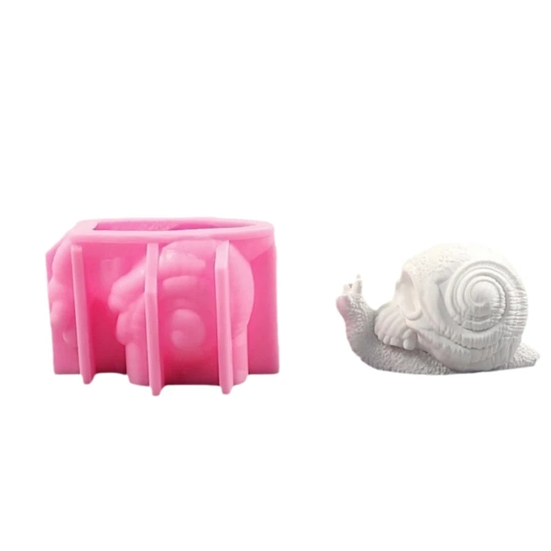 

Skull Snail Shaped Silicone Molds Plaster Silicone Molds for Home Decoration Chocolate Cake Fondant, Epoxy Resin Craft M76D