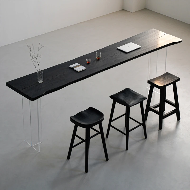 

Minimalist Long Bar Dining Table Aesthetic High Design Party Bar Counter Table Art Cocktail Beistelltisch Living Room Furniture