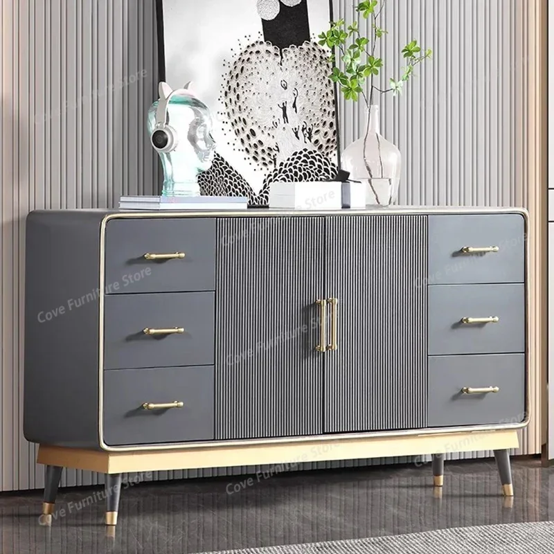 

Nordic Solid Wood Living Room Cabinet American Vintage Storage Locker Side Cabinet Home Furniture Simple Armoires De Salon FYLC