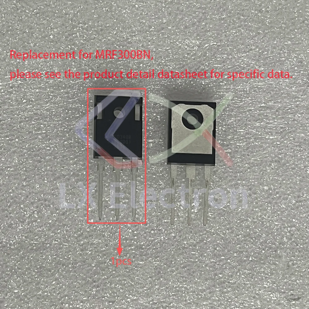1pcs New 400W 10-300MHz LDMOS Transistor. 25dB Power Gain, 30-50V. Pin-to-Pin Compatible Replacement for MRF300AN MRF300BN.