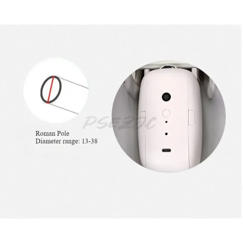 Roman Pole Bluetooth Intelligent Wireless Curtain Machine Graffiti Curtain Crafts Mobile Remote Control