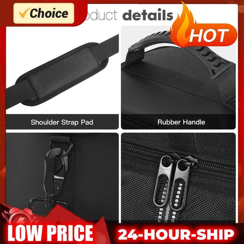 Portable Power Station Bag Waterproof Carrying Case Protective Case Multiple Pockets for Ecoflow River 2 Pro/Ecoflow River 2 Max