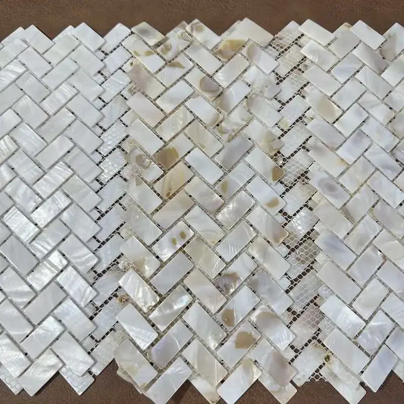 

Shell Mosaic Tile Natural White Mother of Pearl Wall Backsplash Bathroom Tiles fish scale sheet kitchen 91