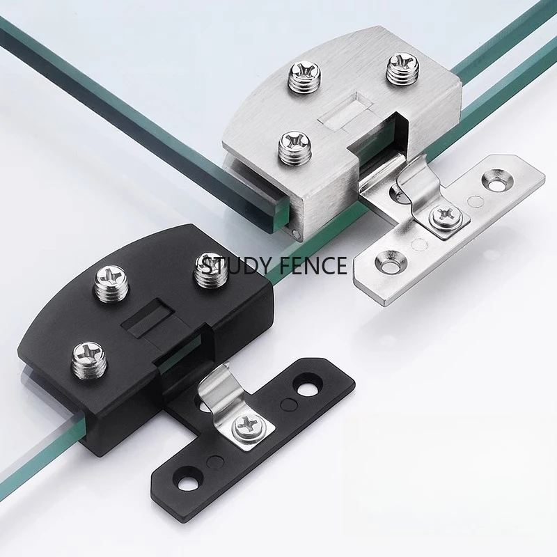 

2pcs Wine Cabinet Glass Hinges, Special Hinges for Frameless Glass Display Cabinets 90 ° Glass Hinges, Furniture Hardware