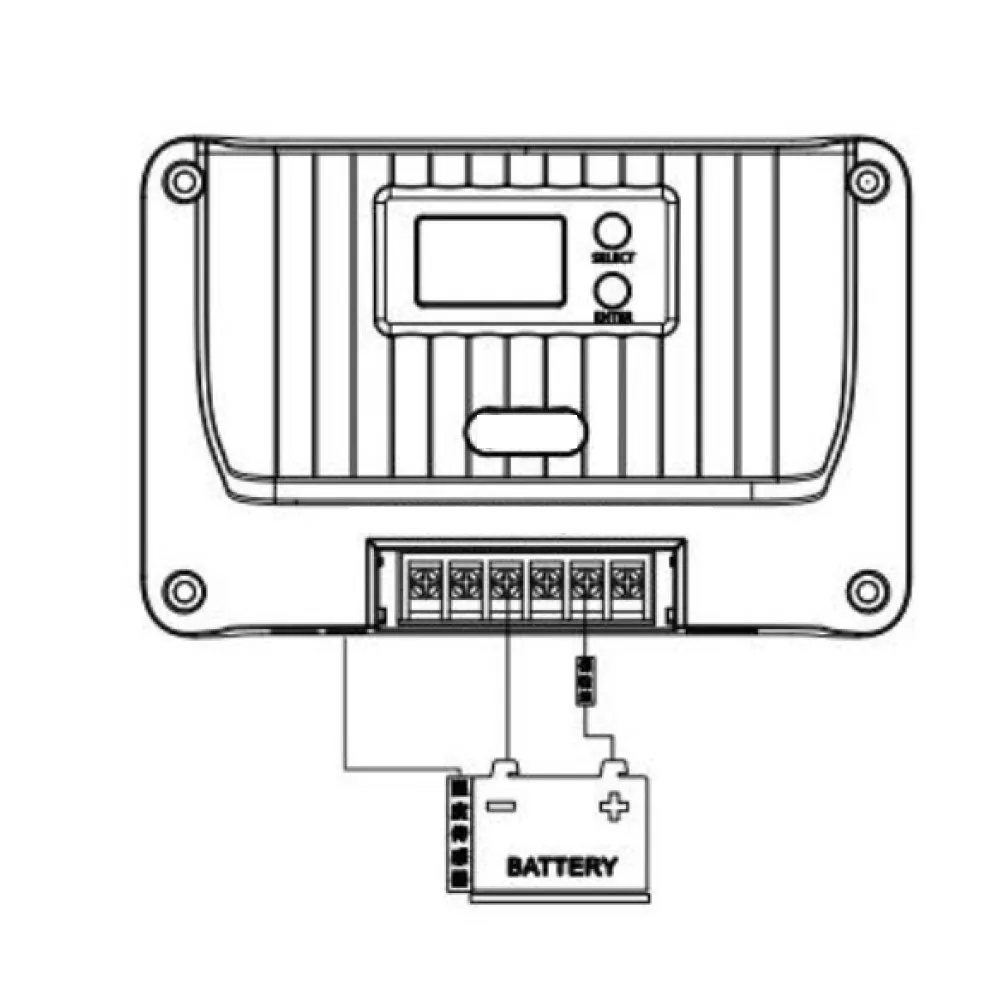 10A MPPT Solar Charge Controller 12V 24V For Photovoltaic System Battery Regulator With Overload Protection