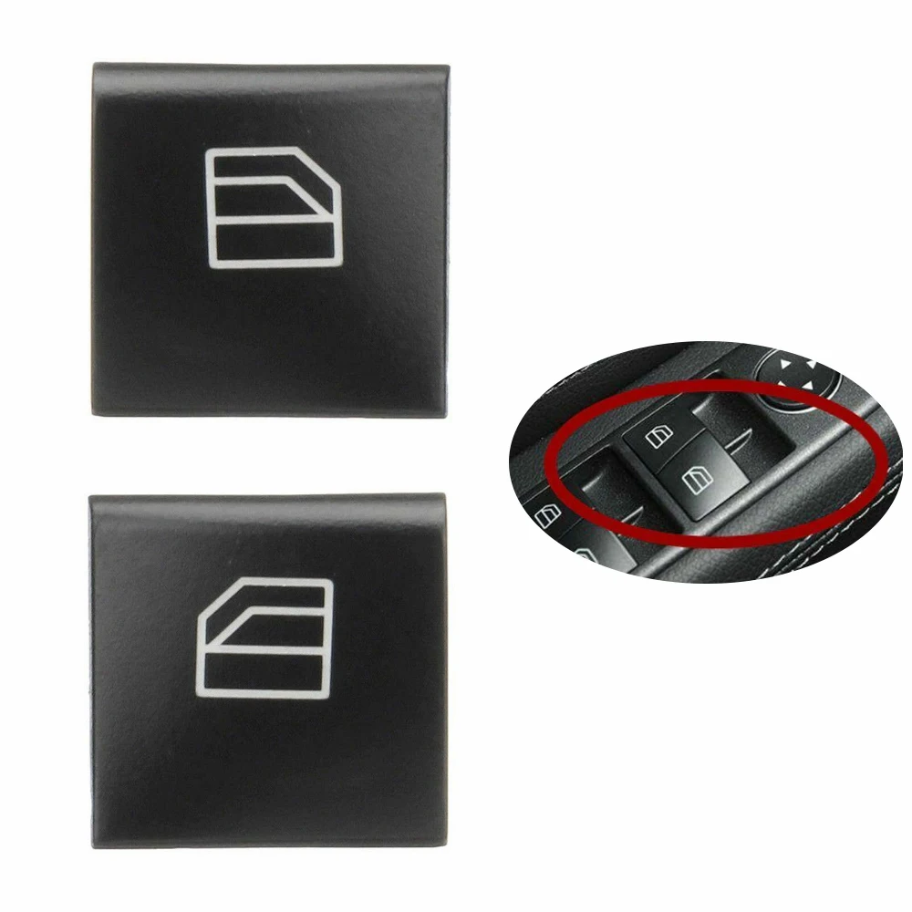 

2 Pieces Window Switch Cover ML GL R DRIVER for W164 W251 X164 Accessories Repair Button Cap