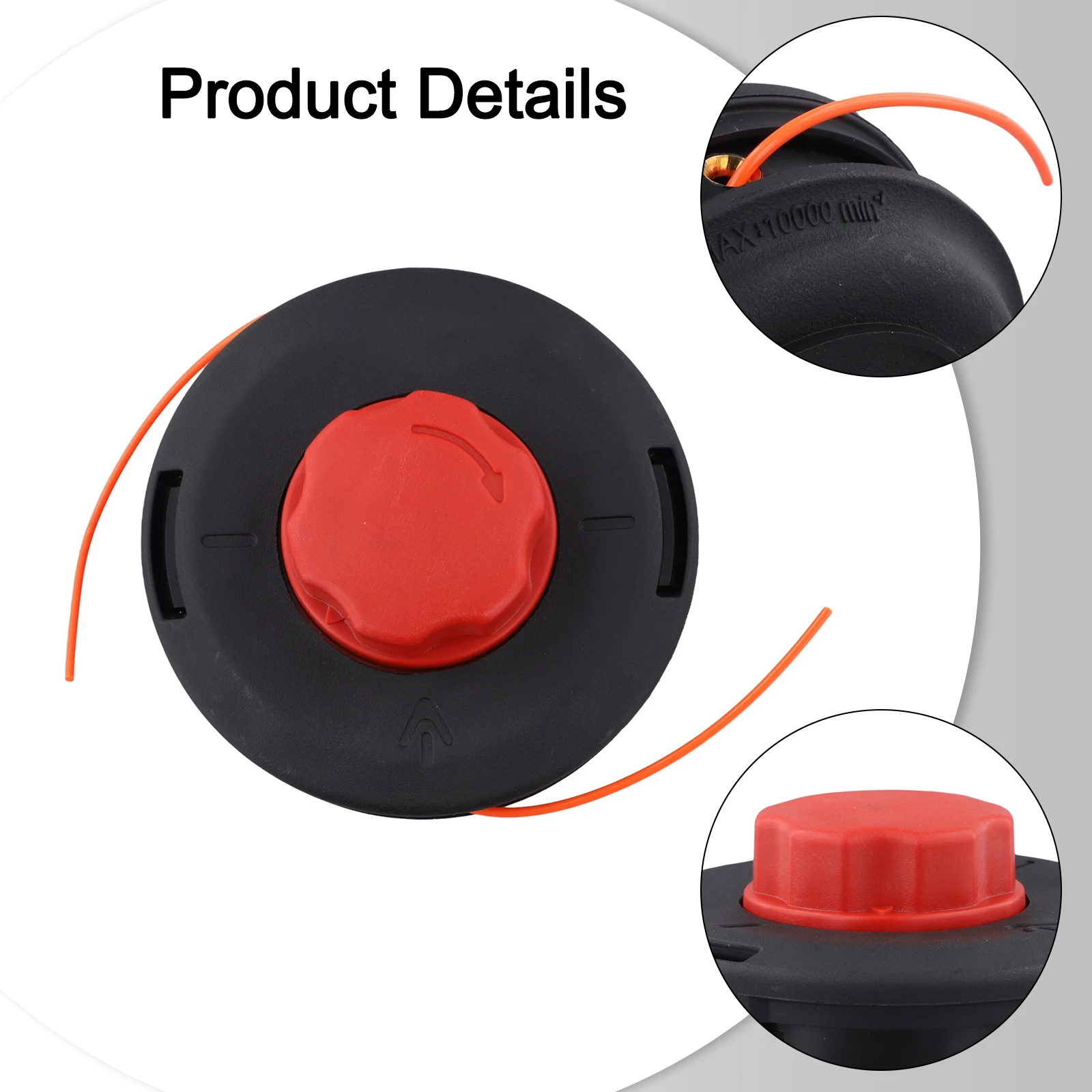 Garden Maintenance Easy Installation Versatile Compatibility Black Red Efficient Lawn Mowing Long-Term Durability