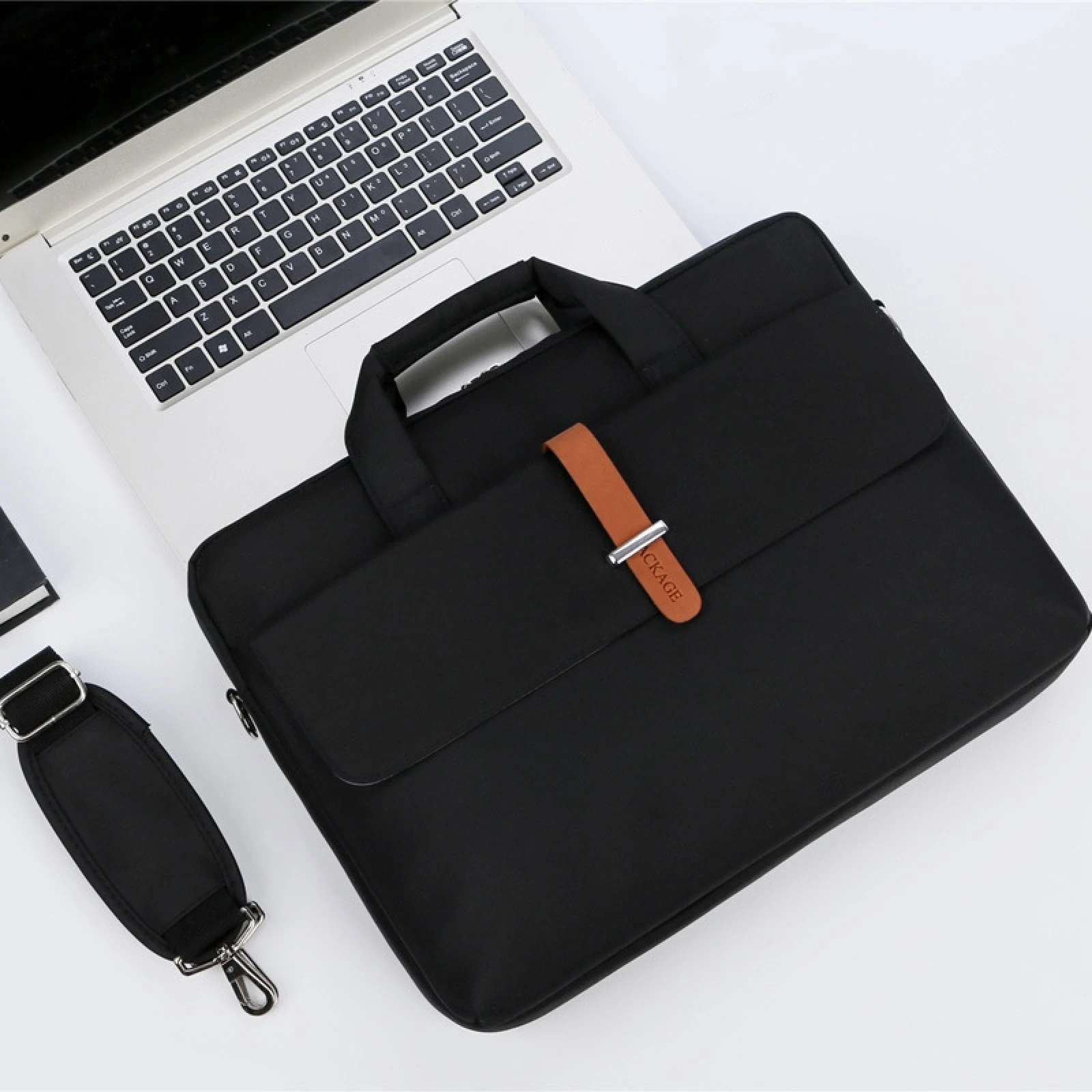 Multifunctional Wear-resistant Shoulder Handheld Laptop Bag Breathable Shock-resista Waterproof Bag, Size: 17/ 15/ 14/ 13 inch