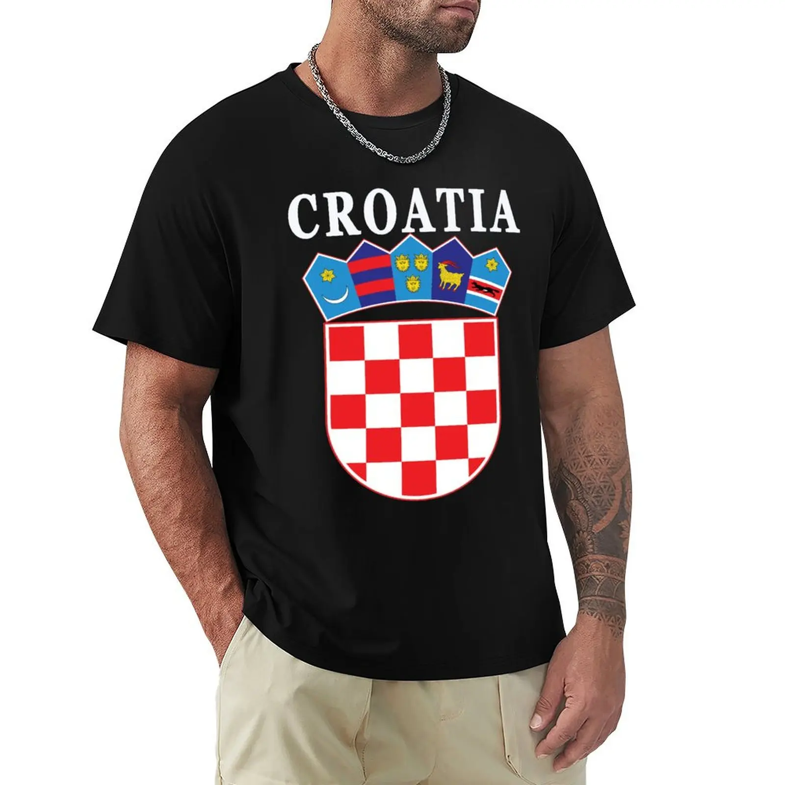 Croatia Deluxe Football Jersey Design T-Shirt Casual Everyday Wear T-Shirt