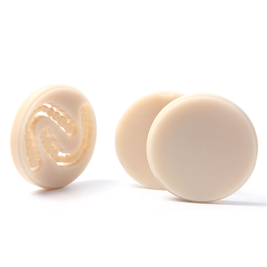 A1 A2 A3 B1 B2 Colors Monolayer PMMA Blank Dental Labortaory CadCam Material 98mm Milling Resin Disc Pmma Blocks
