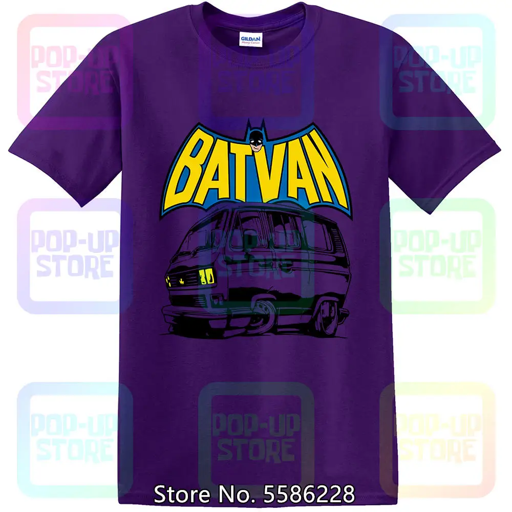 BatVan, T25  Harajuku streetwear shirt men van T Shirt - Gift Him Dad T3 Doka Bus Caravelle Vanagon Wedge