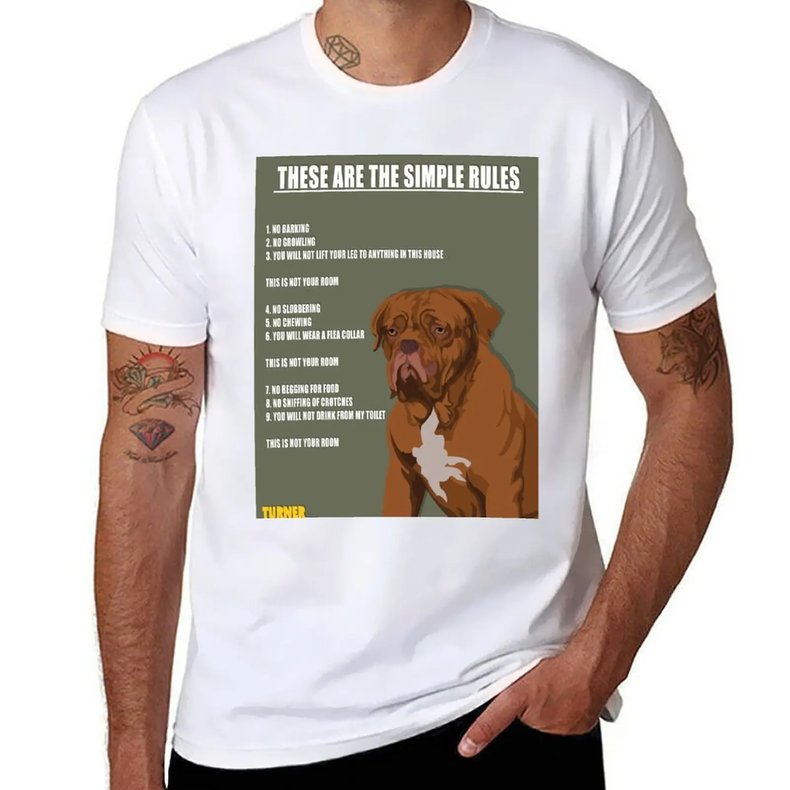 

TURNER & HOOCH T-Shirt man tshirt t shirt custom print man t shirt graphic T-shirt