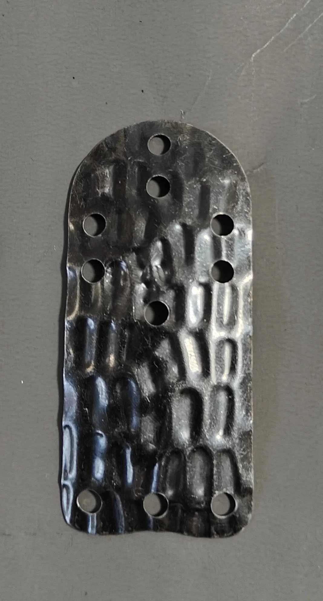 100PCS Tactical  Armor Material Zag Armor Plate Sus Armor Iron Armor Iron Stainless Steel 7X3Cm