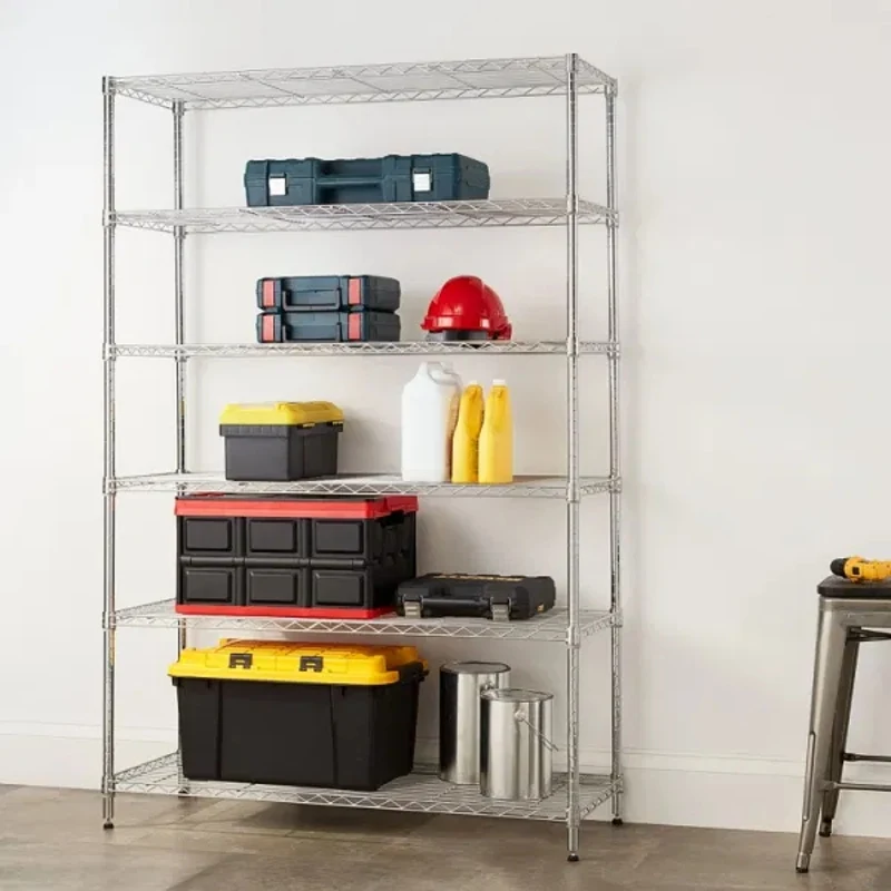 Hyper Tough Chrome Wire Shelf 6-Tier 72