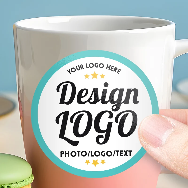 Personalized Matte Finish Stickers | Custom Brand Logo Labels | High-Res Durable Scratch & Water Resistant Surface - Image 3